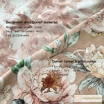 Gulistan: The Rose Garden 3-Pc Organic Cotton Bedsheet Set