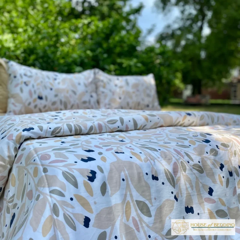 Subha Ki Kiran: The Serene Cotton Sateen Bedsheet Set