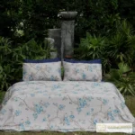 The Spring Blossom Vine: 3-Piece Premium Cotton Sateen Bedsheet Set