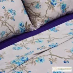 Nilofar Vines: All-Season 6-Pc Filled Razai & Pillow Comforter Set