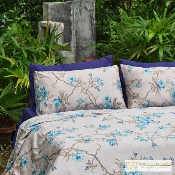 Nilofar Vines: Complete 6-Piece Duvet Cover & Pillow Sham Ensemble