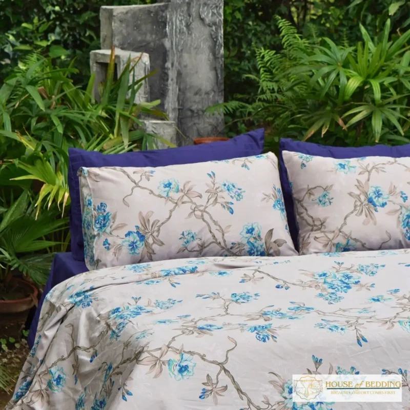 Nilofar Vines: Complete 6-Piece Duvet Cover & Pillow Sham Ensemble