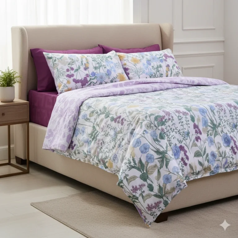 Designer Sateen Duvet Cover Sets | 6-Piece Luxury | HOB