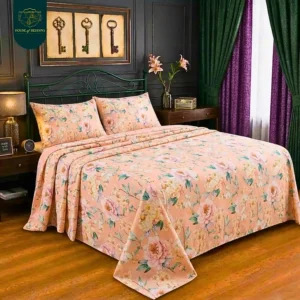 Gulistan: The Rose Garden 3-Pc Organic Cotton Bedsheet Set