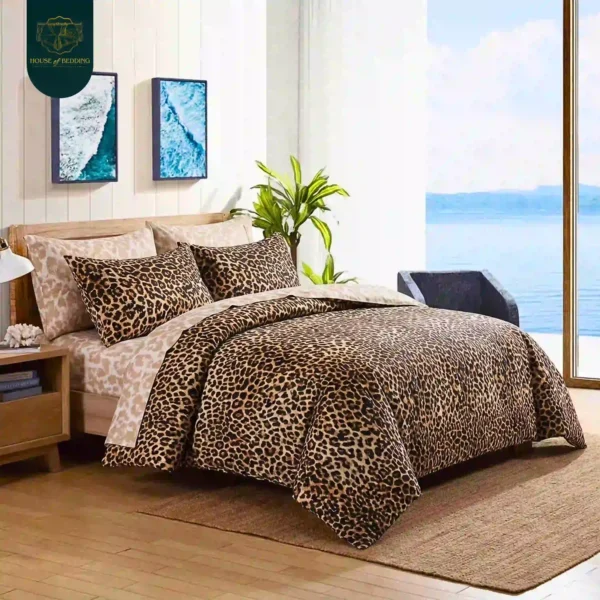 The Shikaar Collection: Luxe 6-Piece Cotton Duvet Cover Ensemble